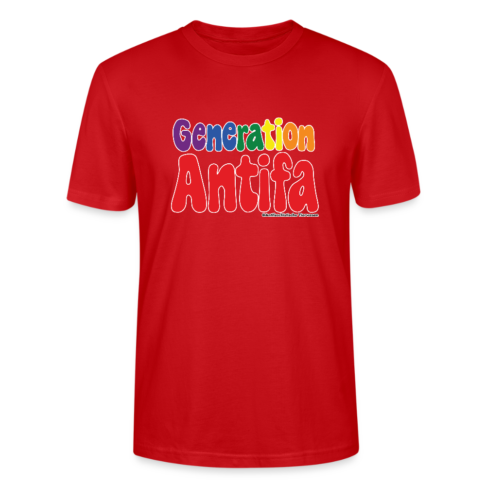 Generation Antifa T-Shirt - Unisex & Bio - Rot