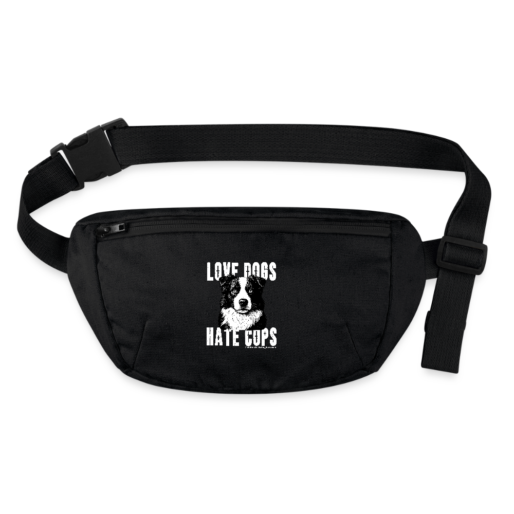 Love Dogs Gürteltasche - Bio - Schwarz
