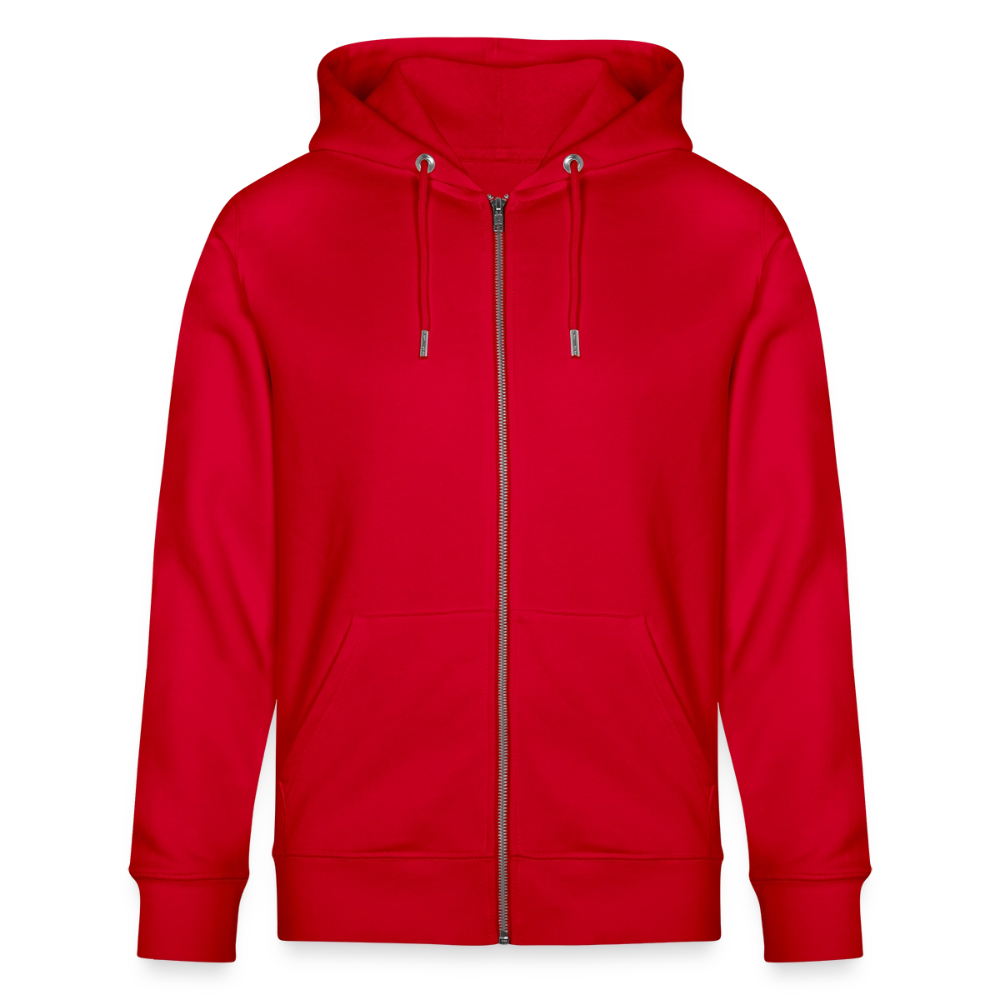 Kapuzenjacke - Unisex & Bio - Rot