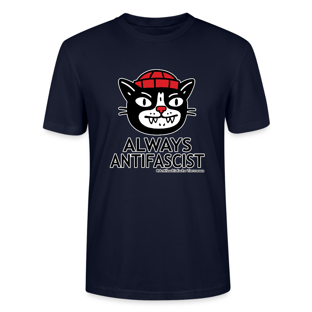 Always Antifascist T-Shirt - Unisex & Bio - Navy