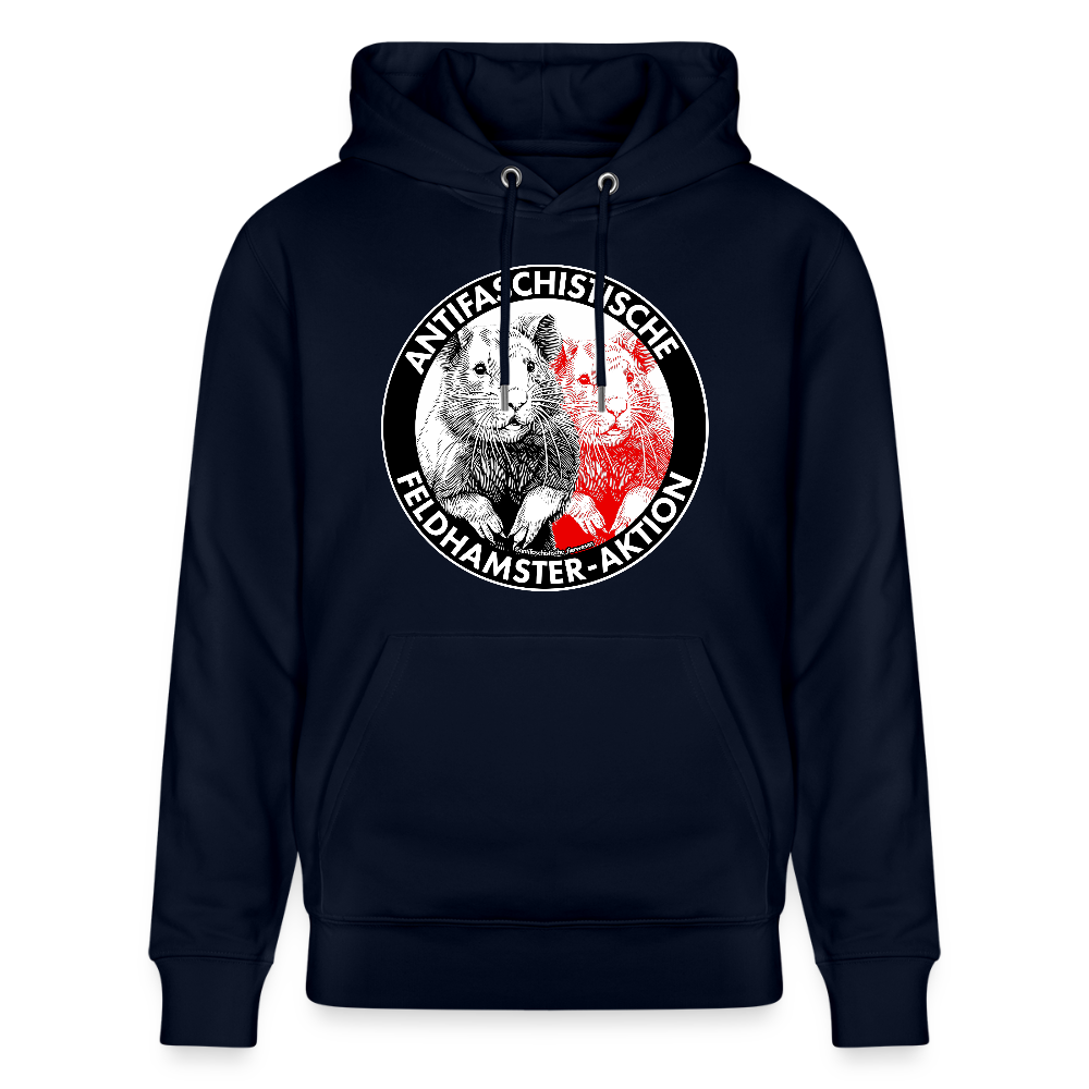Feldhamster Hoodie - Unisex & Bio - Navy