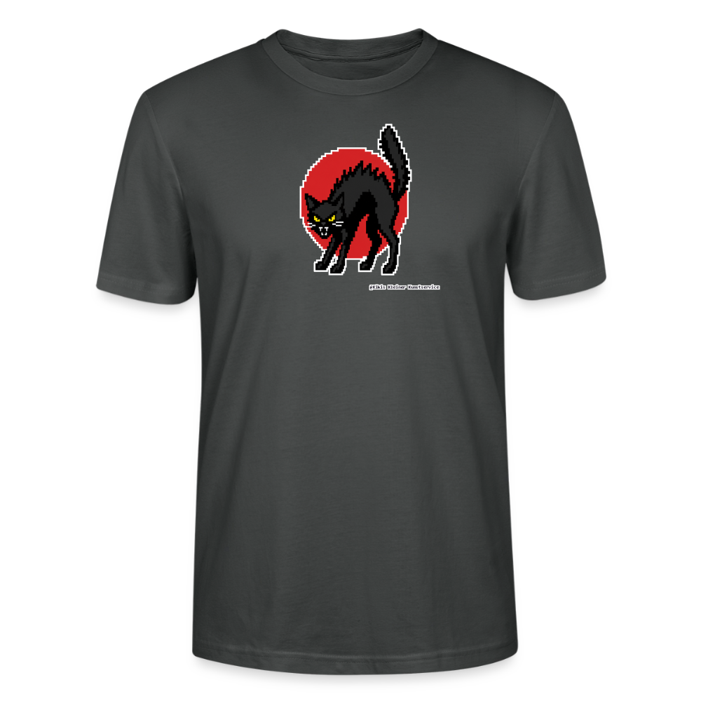 Sabotagekatze T-Shirt - Unisex & Bio - Anthrazit