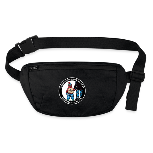Kindergarten-Antifa Gürteltasche - Bio - Schwarz