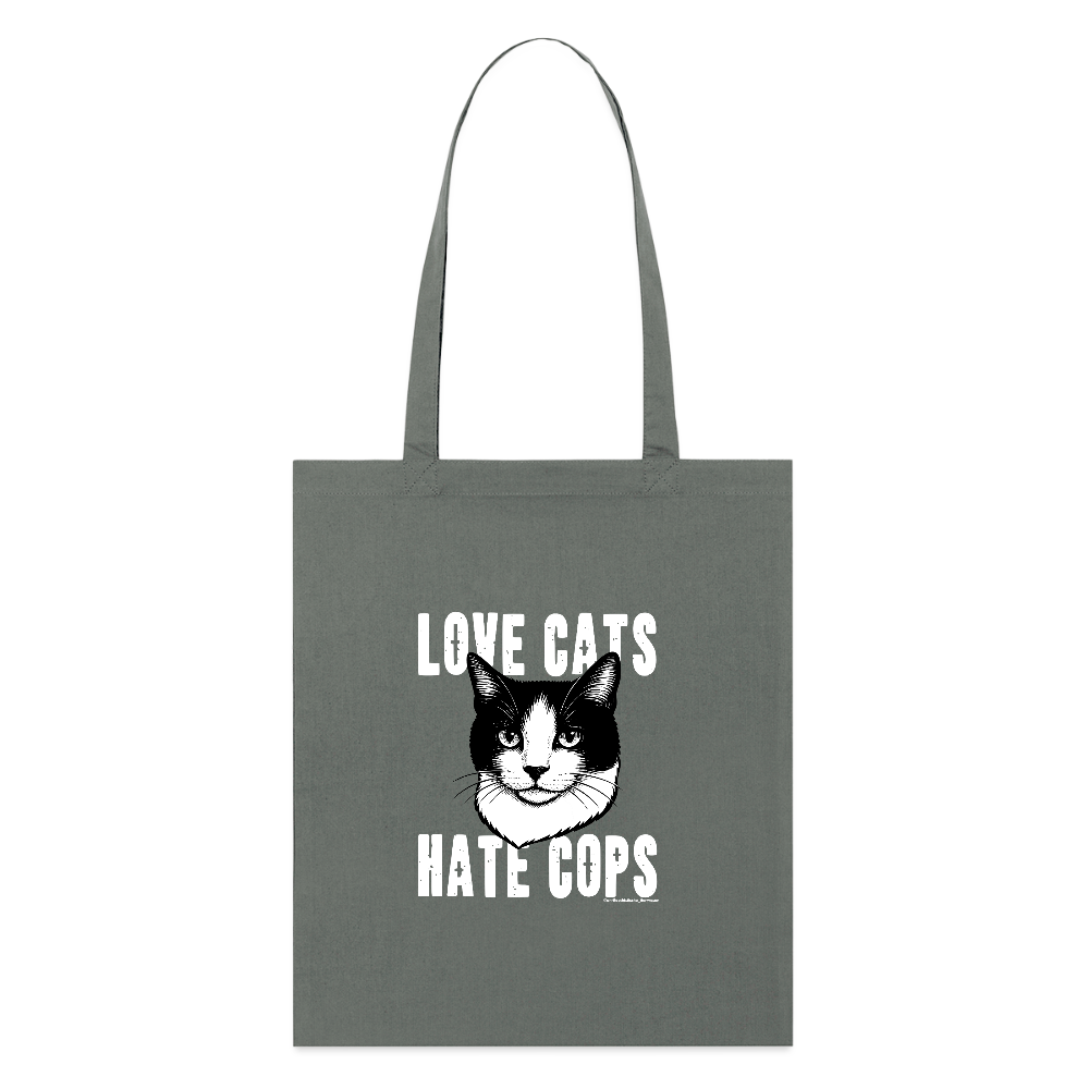 Love Cats Stoffbeutel - Bio - Anthrazit