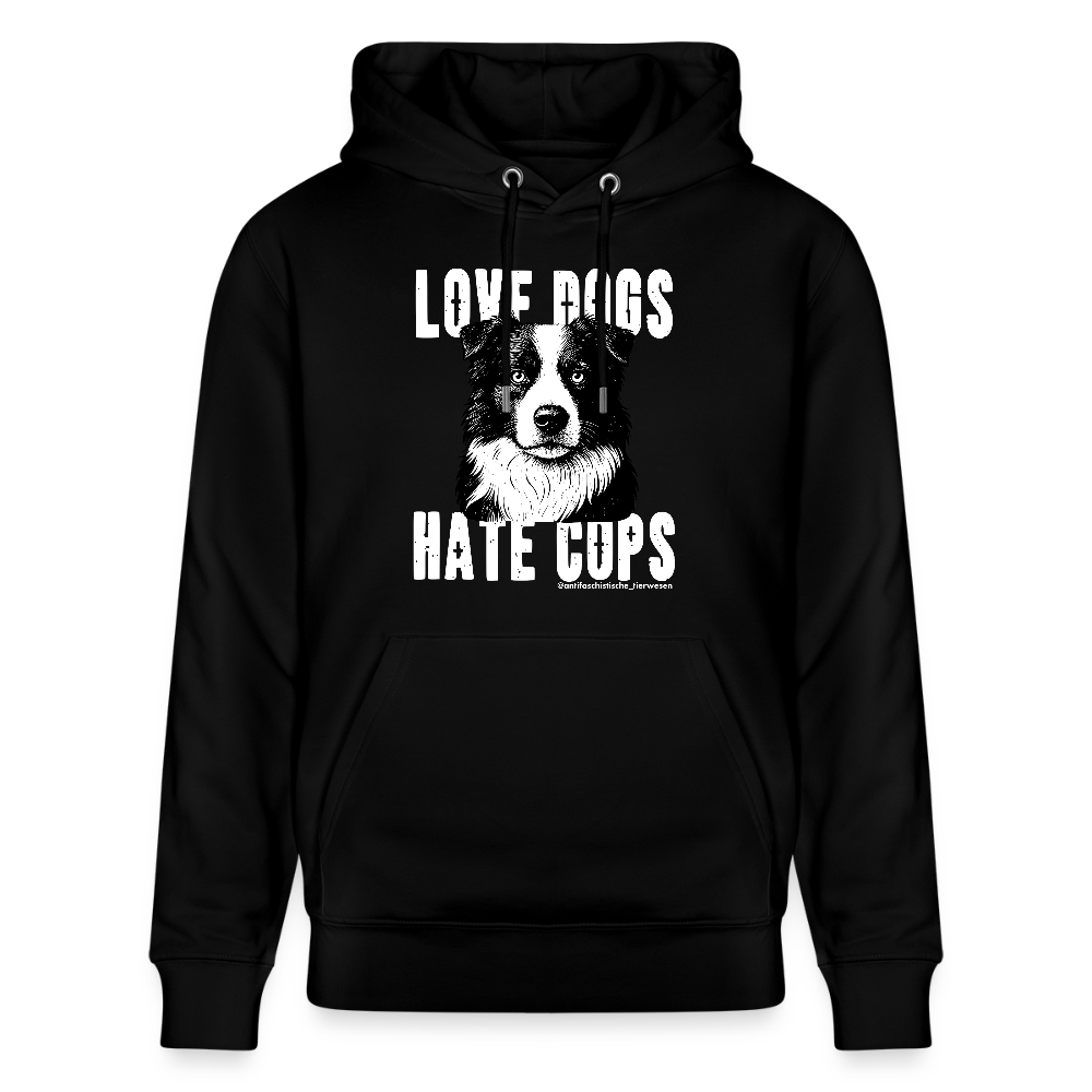 Love Dogs Hoodie - Unisex & Bio - Schwarz