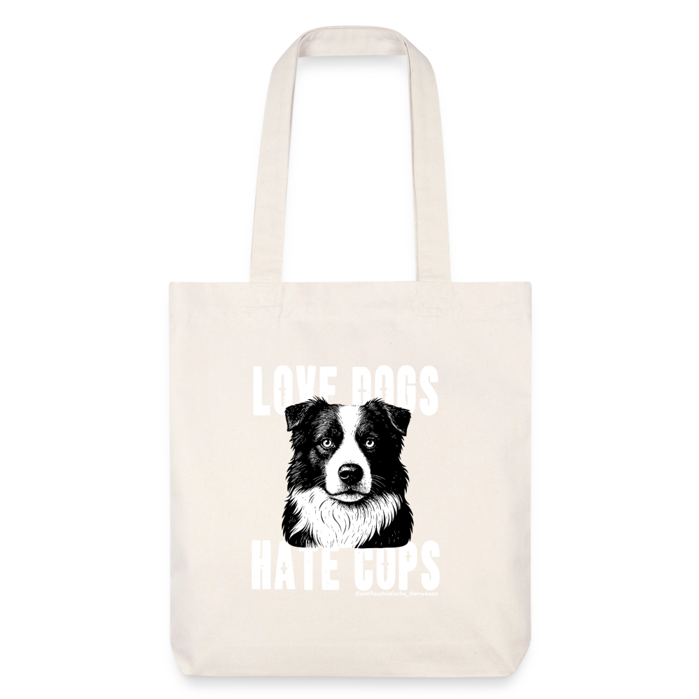Love Dogs Stoffbeutel - Recycelt Heavyweight - Naturweiß