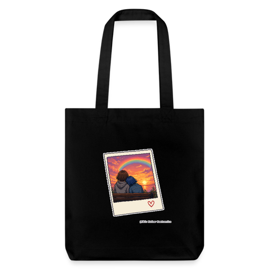 Polaroid Sonnenuntergang Stoffbeutel - Recycelt Heavyweight - Schwarz