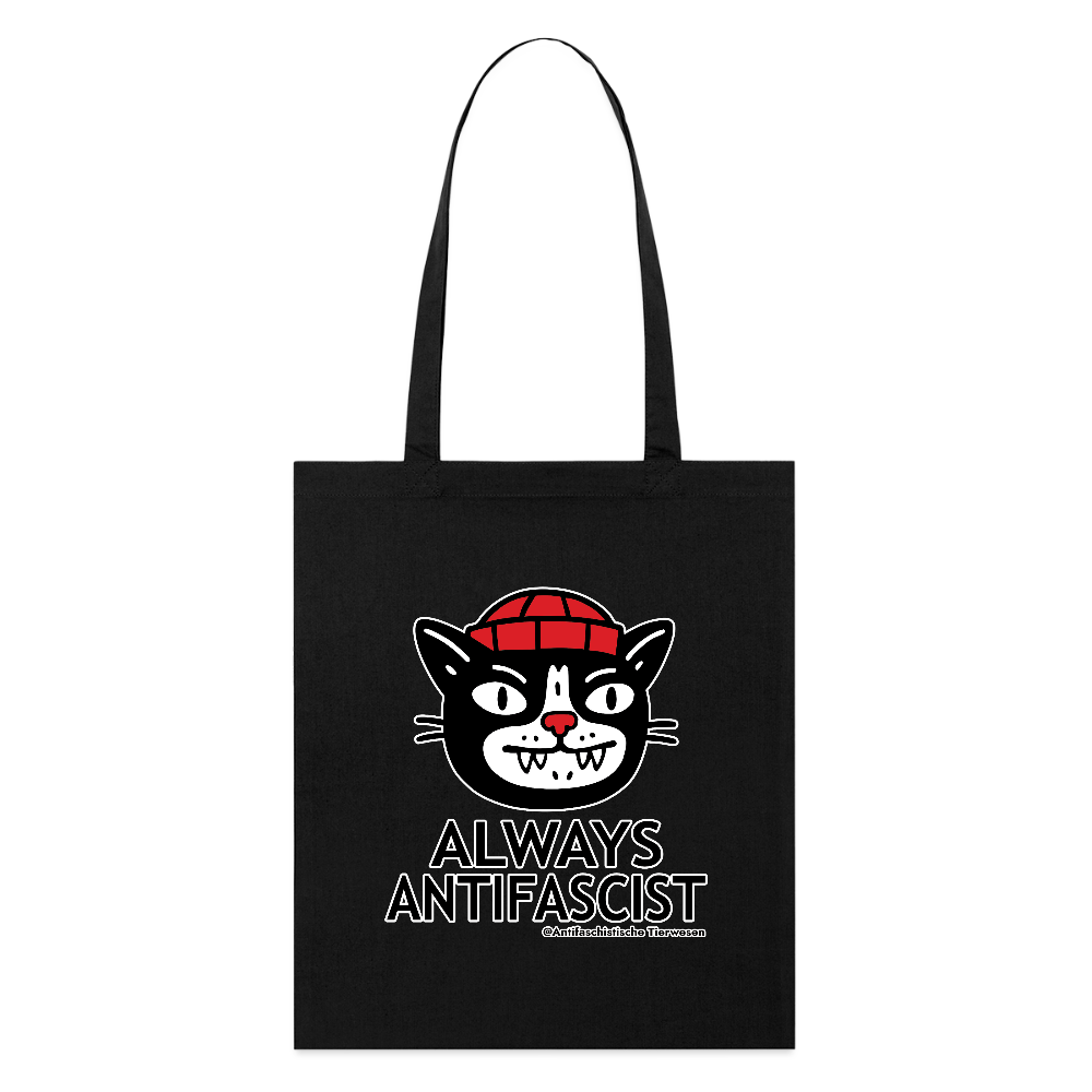 Always Antifascist Stoffbeutel - Bio - Schwarz
