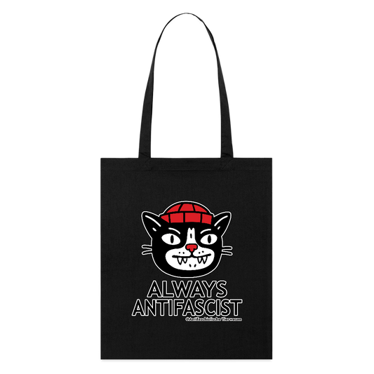 Always Antifascist Stoffbeutel - Bio - Schwarz
