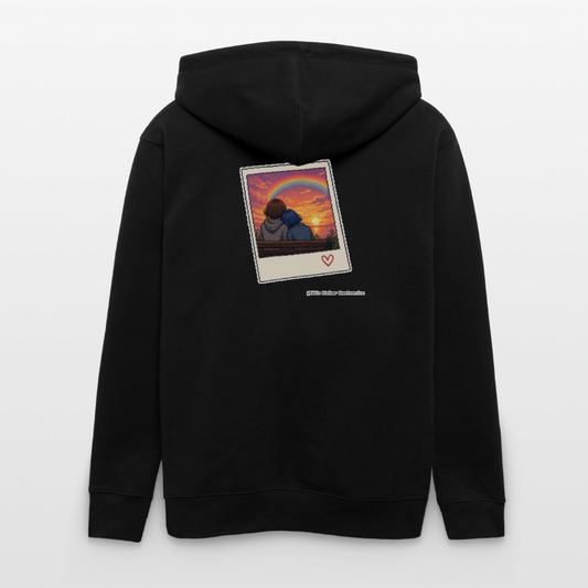 Polaroid Sonnenuntergang Kapuzenjacke - Unisex & Bio - Schwarz