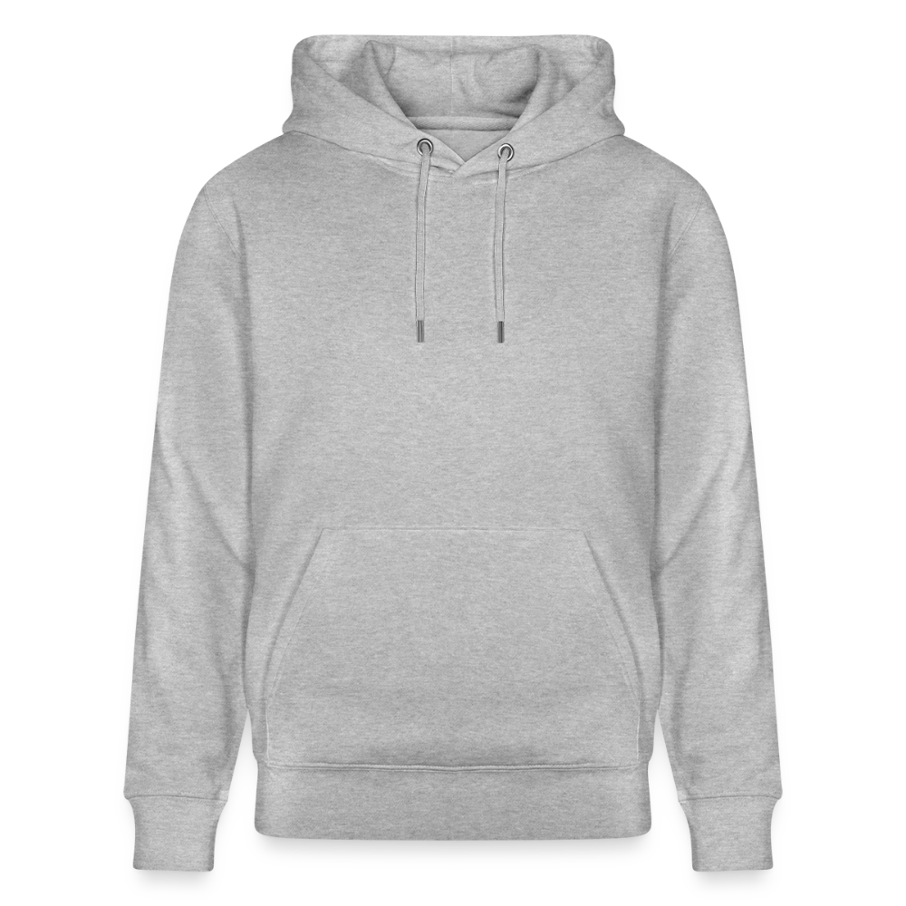 Hoodie - Unisex & Bio - Grau meliert