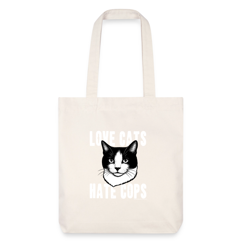 Love Cats Stoffbeutel - Recycelt Heavyweight - Naturweiß