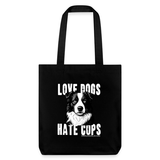 Love Dogs Stoffbeutel - Recycelt Heavyweight - Schwarz